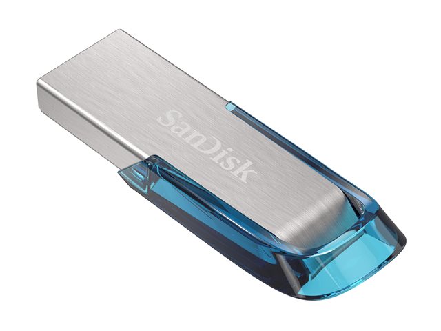 SanDisk Ultra Flair - USB flash drive - 128 GB - USB 3.0 - blue