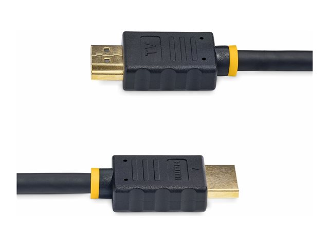 StarTech.com 5m (15 ft) Active High Speed HDMI Cable - Ultra HD 4k x 2k HDMI Cable - HDMI to HDMI M/M - 1080p - Audio Video Gold-Plated (HDMM5MA) - HDMI cable - HDMI male to HDMI male - 5 m - double shielded - black