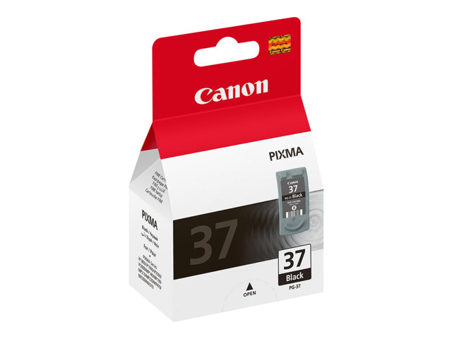 Canon PG-37 - Black - original - ink tank - for PIXMA iP1800, iP1900, iP2500, iP2600, MP140, MP190, MP210, MP220, MP470, MX300, MX310