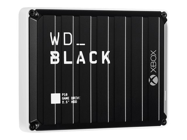WD_BLACK P10 Game Drive for Xbox One WDBA5G0040BBK - Hard drive - 4 TB - external (portable) - USB 3.2 Gen 1 - black with white trim