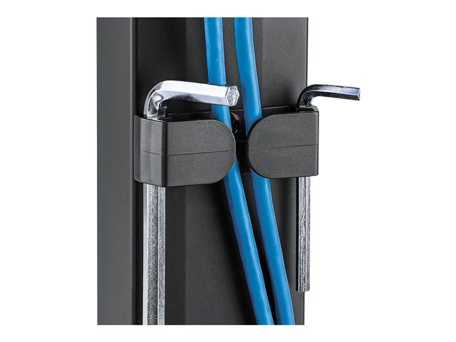 Neomounts FPMA-D865D - Stand - full-motion - for 2 LCD displays - black - screen size: 10\"-27\" - desktop stand, desk-mountable