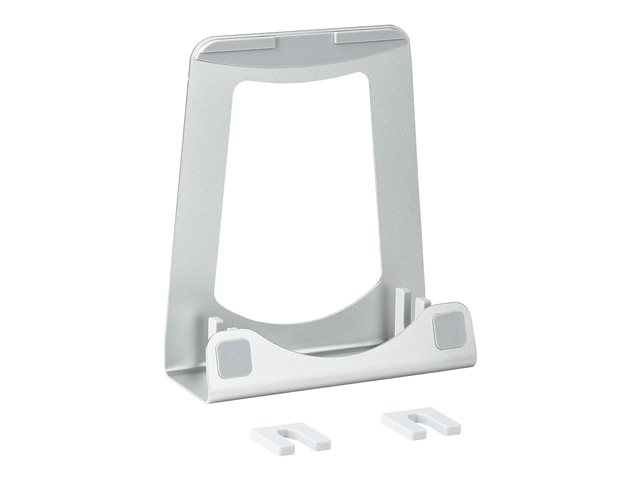 StarTech.com Laptop Stand, 2-in-1 Laptop Riser Stand or Vertical Stand, Ideal for Ultrabooks & MacBook Pro/Air up to 15\", Ergonomic Angled Notebook Holder for Office Desk, Silver, Aluminum - Elevated Laptop Stand - Notebook stand - desktop - 11\" - 15\" - silver