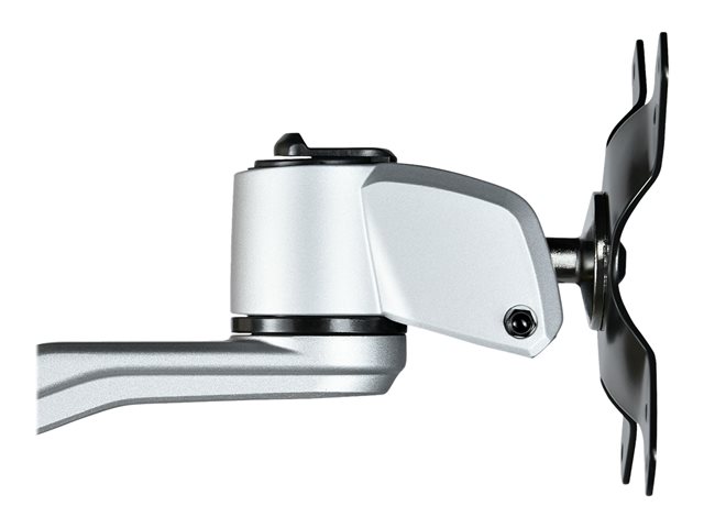 StarTech.com Wall Mount Monitor Arm, Articulating Ergonomic VESA Wall Mount Monitor Arm, 20\" (52cm) Long , Single 34\" Display up to 30.9lb/14kg, Swivel/Tilt/Rotate, Adjustable Screen Mount - Cable Management clips (ARMWALLDSLP) - Bracket - adjustable arm - for LCD display - aluminium - silver - screen size: 13\"-30\" - wall-mountable