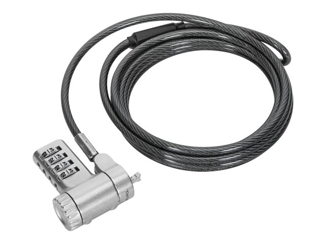 DEFCON® Ultimate Universal Serialised Combination Cable Lock with Slimline Adaptable Lock Head