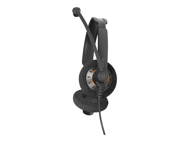 EPOS IMPACT SC 60 USB ML - Headset - on-ear - wired - USB - black with orange colour highlights