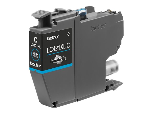 Brother LC421XLC - High Yield - cyan - original - ink cartridge - for Brother DCP-J1140DW, DCP-J1800DW, MFC-J1010DW, MFC-J1012DW