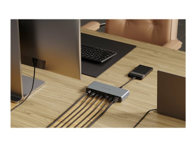 Targus HyperDrive - Docking station - for notebook - USB-C / Thunderbolt 4 - 11-slot - HDMI, 2 x Thunderbolt - 2.5GbE