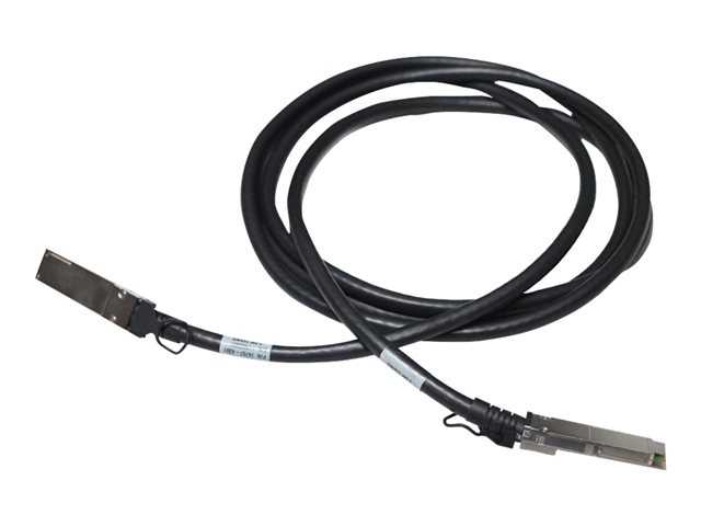 HPE X241 Direct Attach Copper Cable - InfiniBand cable - QSFP to QSFP - 3 m - for Apollo 4200, 4200 Gen10, Edgeline e920, FlexFabric 12900E 36, 12XXX, ProLiant e910t 2U
