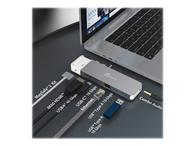 4K60 Elite Pro USB4 Hub with MagSafe Kit
