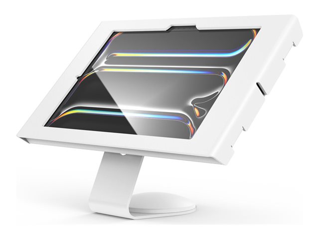 Compulocks iPad Pro M4 11\" (2024), Apex Enclosure Core Stand - Mounting kit (enclosure, stand) - for tablet - lockable - metal frame - white - screen size: 11\" - counter, wall-mountable - for Apple 11-inch iPad Pro (M4)