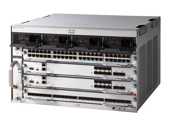 Cisco Catalyst 9404R - Switch - side to side airflow - rack-mountable