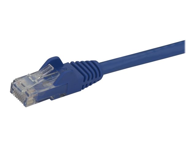 StarTech.com 1.5m CAT6 Ethernet Cable, 10 Gigabit Snagless RJ45 650MHz 100W PoE Patch Cord, CAT 6 10GbE UTP Network Cable w/Strain Relief, Blue, Fluke Tested/Wiring is UL Certified/TIA - Category 6 - 24AWG (N6PATC150CMBL) - Patch cable - RJ-45 (M) to RJ-45 (M) - 1.5 m - UTP - CAT 6 - snagless - blue