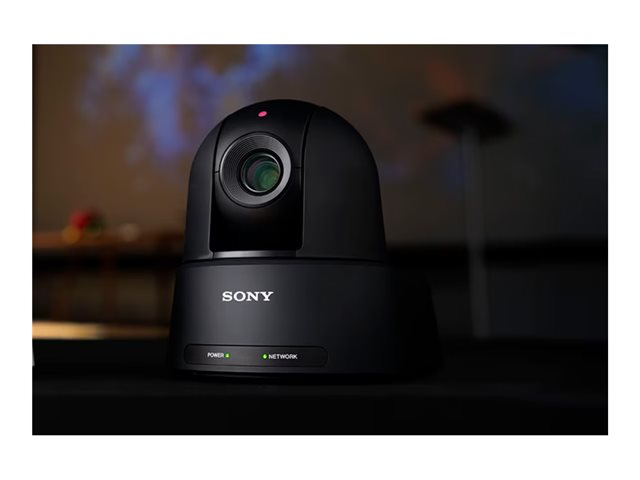 Sony SRG-A40 - Conference camera - PTZ - turret - colour (Day&Night) - 8.5 MP - 3840 x 2160 - auto iris - motorized - 1700 TVL - audio - wired - SDI, HDMI - LAN - H.264, H.265 - PoE Plus Class 4