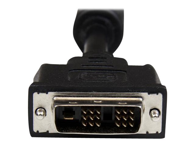 StarTech.com 1m DVID Single Link Cable M/M - DVI cable - single link - DVI-D (M) to DVI-D (M) - 1 m - molded, thumbscrews - black
