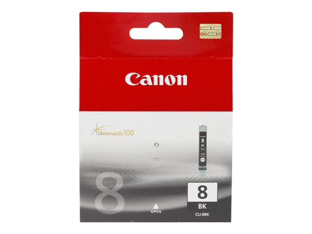 Canon CLI-8BK - 13 ml - black - original - ink tank - for PIXMA iP4300, iP4500, iP5300, MP520, MP600, MP610, MP810, MP960, MP970, MX850, Pro9000