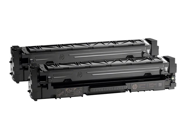 HP 201X - 2-pack - High Yield - black - original - LaserJet - toner cartridge (CF400XD) - for Color LaserJet Pro M252dn, M252dw, M252n, MFP M274n, MFP M277c6, MFP M277dw, MFP M277n