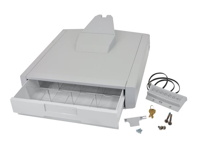 Ergotron SV43 Primary Single Drawer for Laptop Cart - Mounting component (drawer module) - grey, white