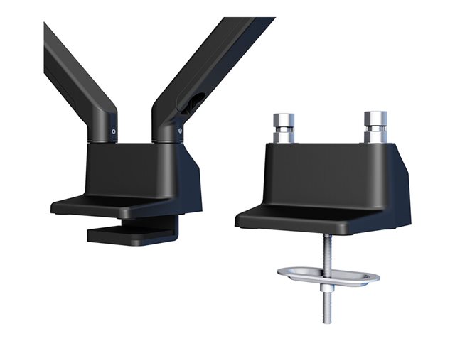 Neomounts by Newstar FPMA-D750DBLACK2 - Mounting kit (desk mount) - full-motion - for 2 LCD displays - black - screen size: 10\"-32\" - clamp mountable, grommet