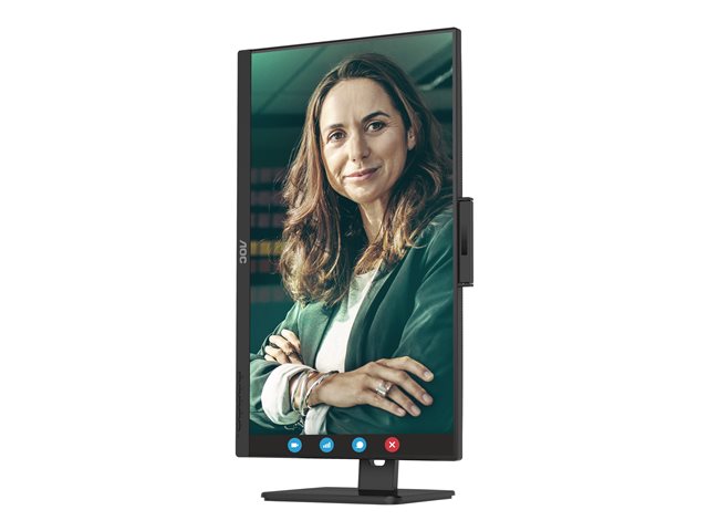 AOC Pro-line Q27P3CW - LED monitor - 27\" - 2560 x 1440 QHD @ 75 Hz - IPS - 350 cd/m² - 1000:1 - 4 ms - 2xHDMI, DisplayPort, USB-C - speakers - black