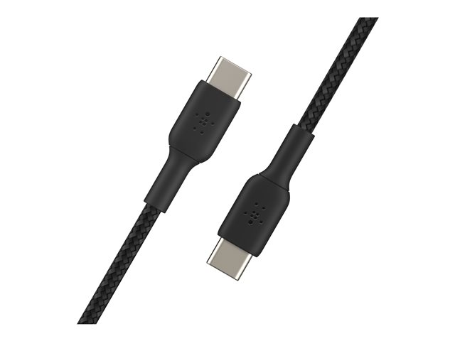 Belkin BoostCharge - USB cable - 24 pin USB-C (M) to 24 pin USB-C (M) - 1 m - black