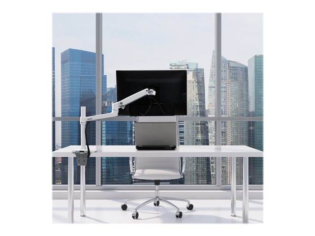 Ergotron LX - Mounting kit (articulating arm) - for Monitor - aluminium, steel - white - screen size: up to 32\" - desk-mountable
