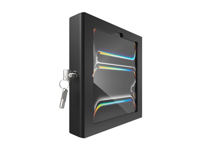 Compulocks iPad Pro M4 11\" (2024), Apex Enclosure Mast Stand - Mounting kit (stand, enclosure) - for tablet - lockable - metal frame - black - screen size: 11\" - counter, free-standing - for Apple 11-inch iPad Pro (M4)