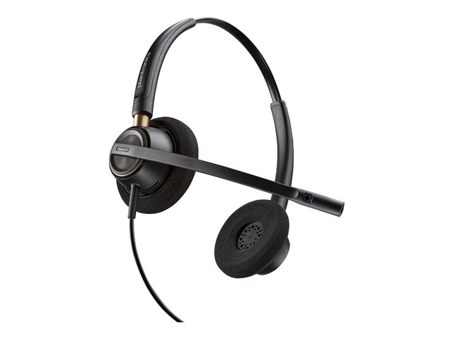 Poly EncorePro 525 Microsoft Teams Certified Stereo with USB-A Headset - Replaces Poly SKU 218275-01