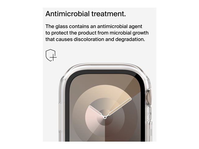 BELKIN ScreenForce TemperedCurve 2in1 360 Anti-Microbial Screen Protection Series 8/7/SE 1st/2nd Gen/6/5/4 - CL 44/45mm