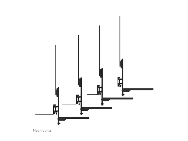 Neomounts Videobar and laptop shelf VESA