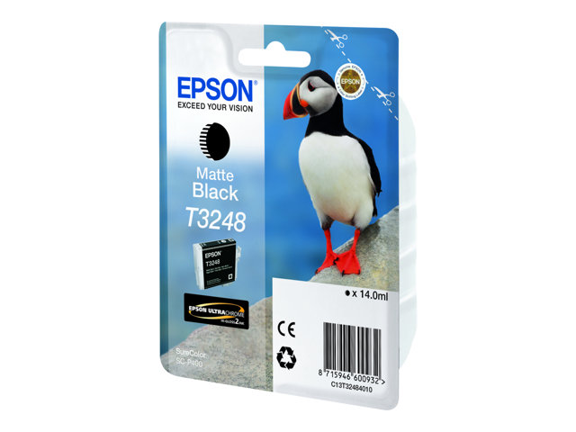 Epson T3248 - 14 ml - matte black - original - ink cartridge - for SureColor P400, SC-P400