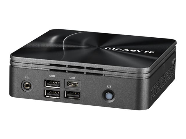 Gigabyte BRIX GB-BRR5-4500 (rev. 1.0) - Barebone - Ultra Compact PC Kit 1 x Ryzen 5 4500U / up to 4 GHz - RAM 0 GB - Radeon Graphics - Gigabit Ethernet, 2.5 Gigabit Ethernet