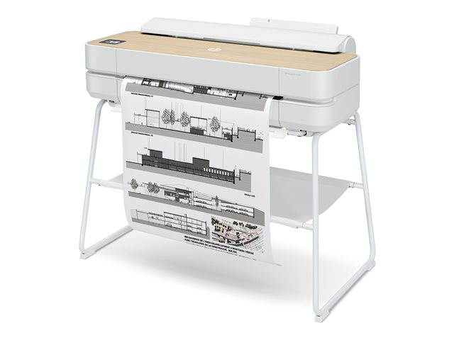 HP DesignJet Studio - 24\" large-format printer - colour - ink-jet - 279 x 610 mm, Roll (61 cm x 45.7 m) - 2400 x 1200 dpi - up to 0.43 min/page (mono) / up to 0.43 min/page (colour) - USB 2.0, LAN, Wi-Fi