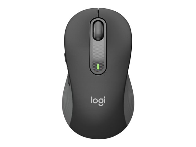 Logitech Signature M650 - Mouse - optical - 5 buttons - wireless - 2.4 GHz, Bluetooth - Logitech Logi Bolt USB receiver - graphite
