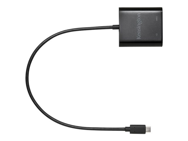 Kensington PD1000 USB-C 95W Power Delivery Dongle - USB adapter - USB Type A, USB-C (power only) (F) to 24 pin USB-C (M) - USB 3.1 Gen 1 - USB Power Delivery (95W)
