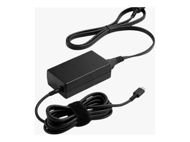 HP - USB-C power adapter - halogen-free, left connector - AC 115/230 V - 65 Watt - Europe