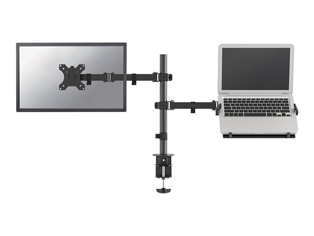 Neomounts FPMA-D550NOTEBOOK - Mounting kit - full-motion - for LCD display / notebook - black - screen size: 10\"-32\" - clamp mountable, grommet, desk-mountable