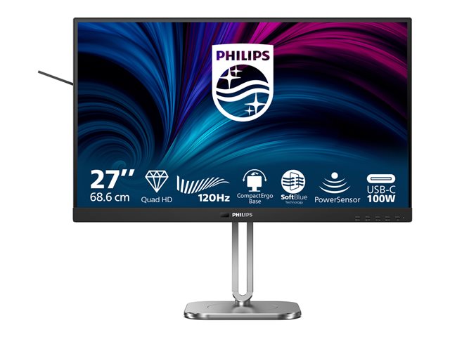 27B2U4601 27i IPS USB-C Docking QHD PowerSensor 4ms 2560x1440@120 Hz Wid 16/9 USB-C -DP-HDMI-Dpout RJ45-4xUSB 3.2 Brightness 350 cd/m S Contrastratio 50M:1 View