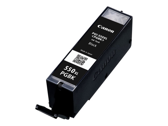 Canon PGI-550PGBK XL - 22 ml - High Yield - black - original - ink tank - for PIXMA iP8750, iX6850, MG5550, MG5650, MG5655, MG6450, MG6650, MG7150, MG7550, MX725, MX925