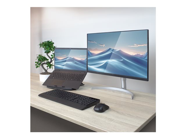 Foldable laptop stand with 7 height sett