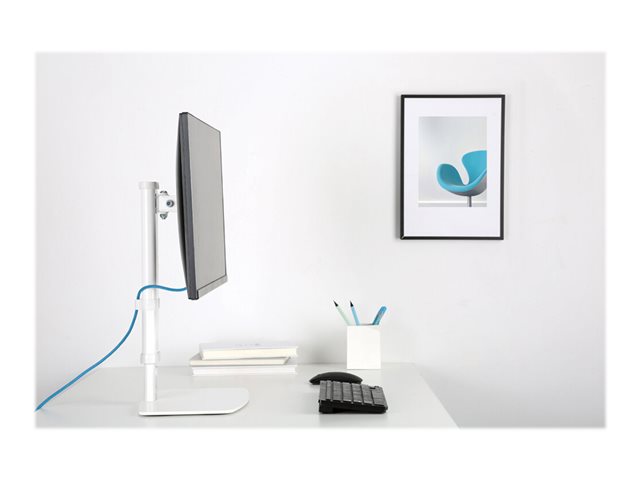 Neomounts FPMA-D890 - Stand - full-motion - for LCD display - white - screen size: 10\"-30\" - desktop stand, desk-mountable