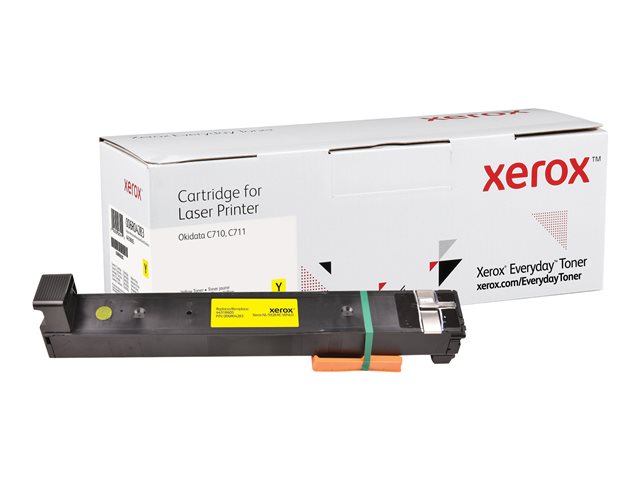 Everyday - Yellow - compatible - toner cartridge (alternative for: OKI 44318605) - for OKI C710cdtn, 710dn, 710dtn, 710n, 711cdtn, 711DM, 711dn, 711n