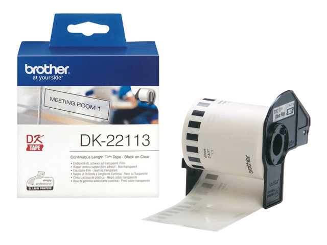 Brother DK-22113 - Clear - Roll (6.2 cm x 15.2 m) film - for Brother QL-1050, 1060, 1110, 500, 550, 560, 570, 580, 600, 650, 700, 710, 720, 820