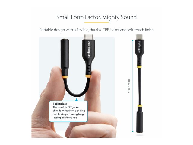USB-C Audio Adapter to 3.5mm TRRS Jack