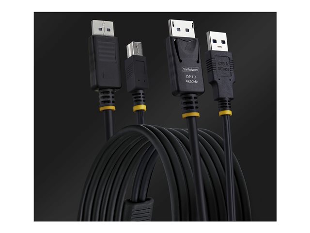 1.8m DisplayPort and USB 5Gbps KVM Cable