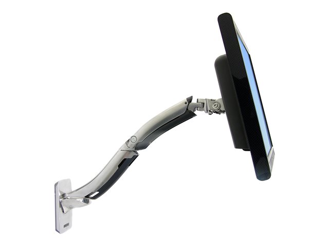 Ergotron MX - Mounting kit (articulating arm, mounting base, VESA mount bracket) - Constant Force Technology - for LCD display - polished aluminium - screen size: up to 42\" - wall-mountable