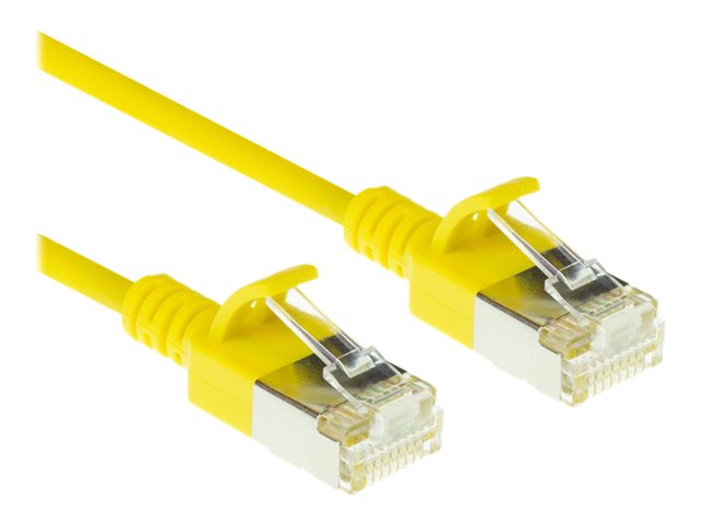 CAT6A U/FTP SLIMLINE YL 5.00M. 1 stk