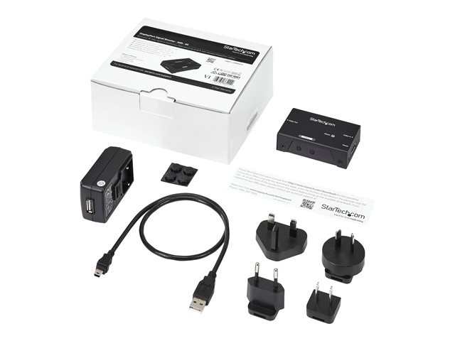 StarTech.com DisplayPort Signal Booster - DisplayPort to DisplayPort Video Signal Amplifier - 4K 60Hz DisplayPort Extender (DPBOOST) - Video/audio extender - up to 20 m