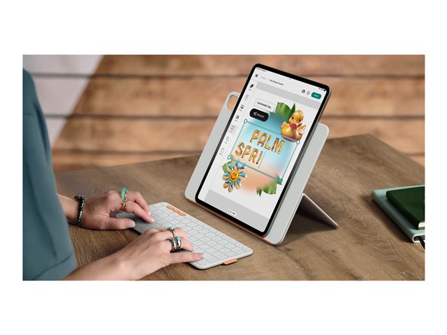 FLIP FOLIO - PALE GREY-DEU-BT IPAD PRO a