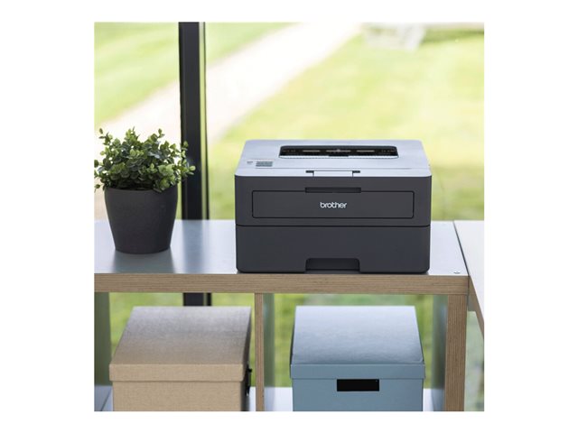 Brother HL-L2445DW - Printer - B/W - Duplex - laser - A4/Legal - 1200 x 1200 dpi - up to 32 ppm - capacity: 250 sheets - USB 2.0, LAN, Wi-Fi(n)