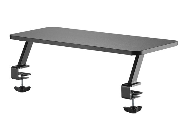 StarTech.com Monitor Riser Stand - Clamp-on Monitor Shelf for Desk - Extra Wide 25.6\" (65 cm) For up to 34\" Monitors - Black (MNRISERCLMP) - Mounting kit - for Monitor - black - screen size: up to 32\" - desk-mountable